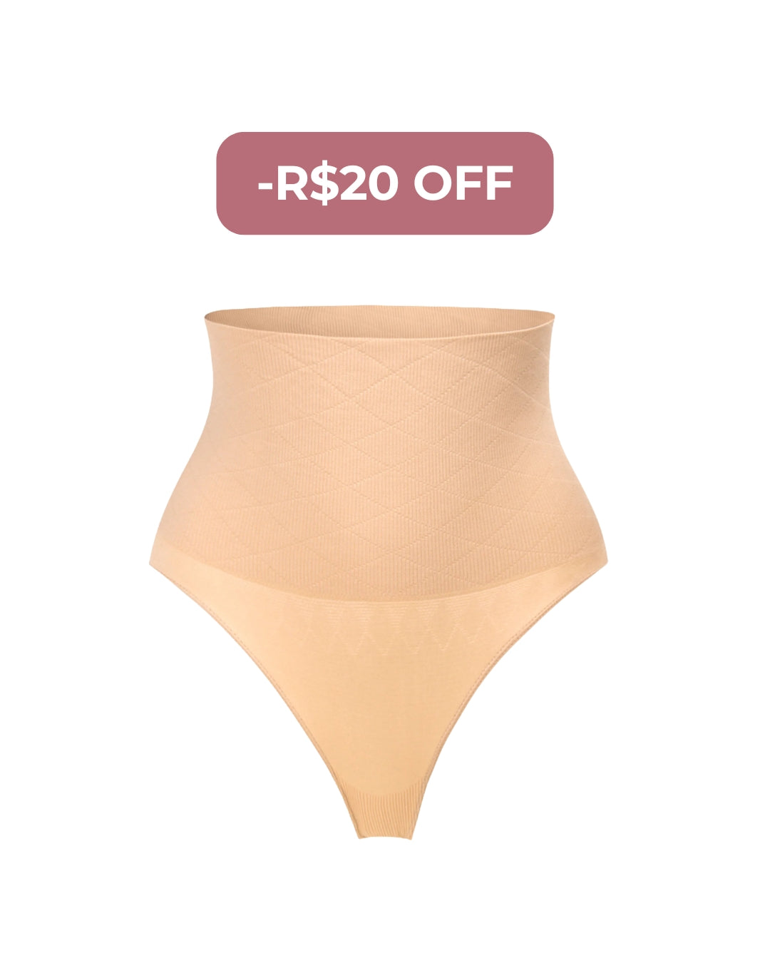 Calcinha Modeladora Pêssego - R$20 OFF