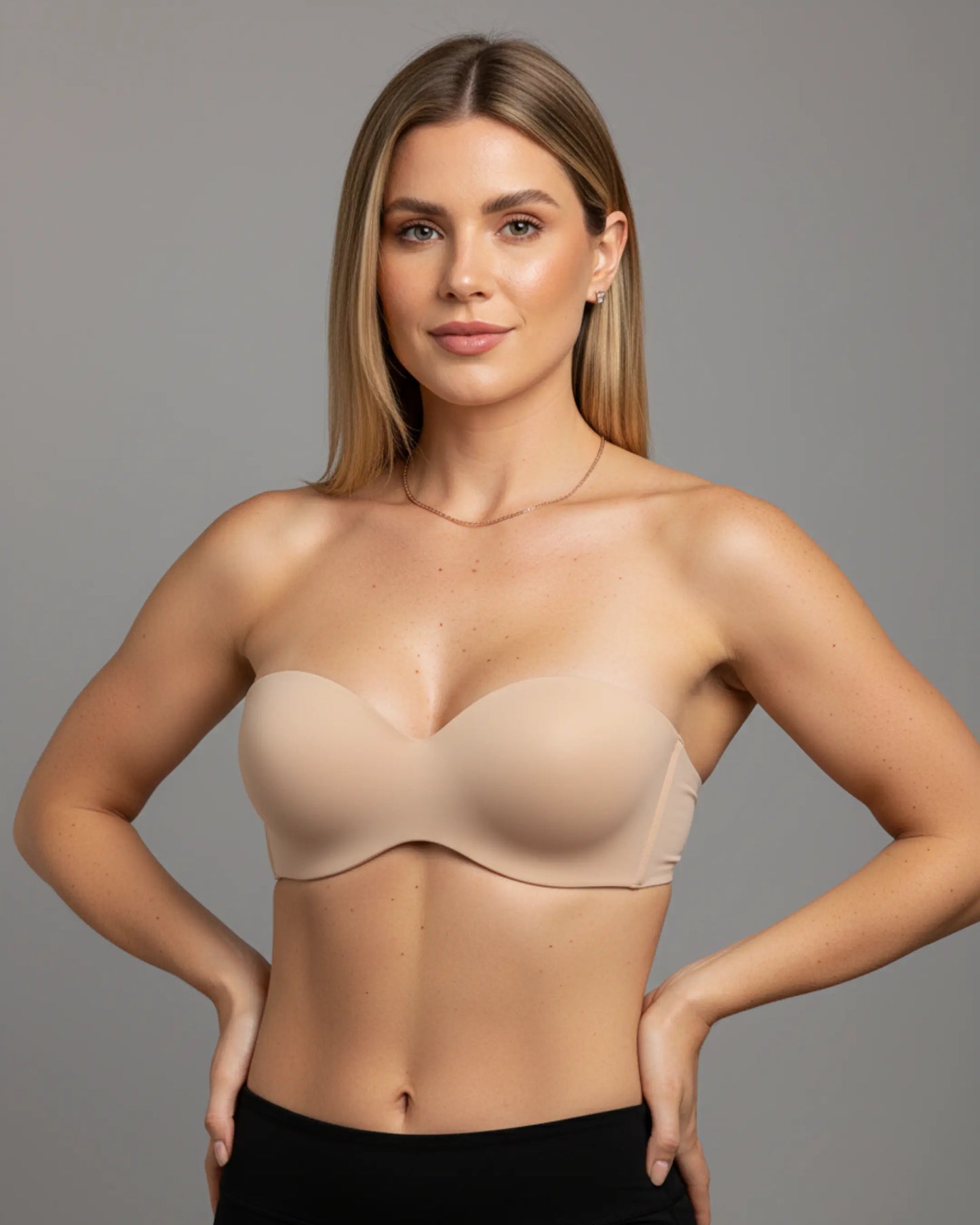 Sujetador sin tirantes - con tirantes removibles