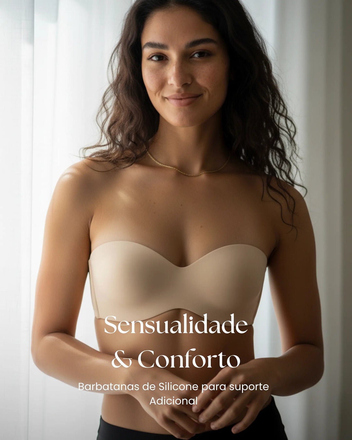 Sujetador sin tirantes - con tirantes removibles