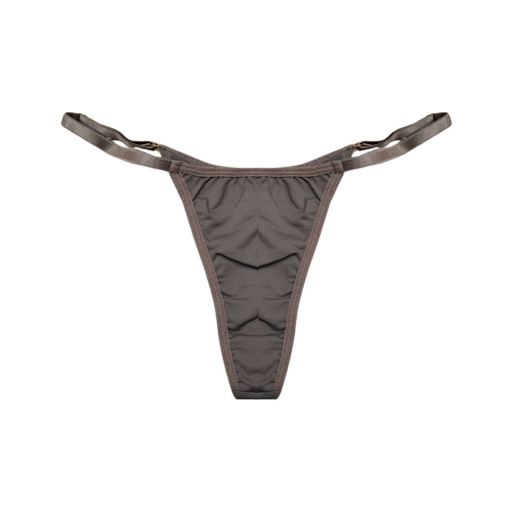 Calcinha String Fio Bege