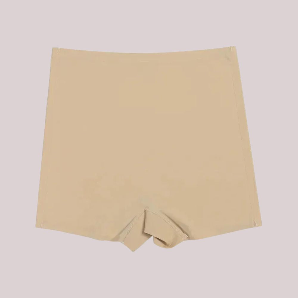 Short Segunda Pele, modelagem sem costura em tom bege, com acabamento suave e confortável. Ideal para uso diário, proporcionando sensação de bem-estar e modelagem discreta.