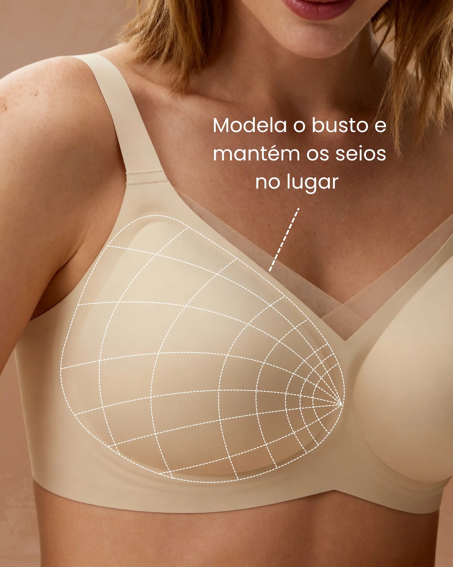 Sutiã Elegance Plus Size - Sofisticação sem Aros