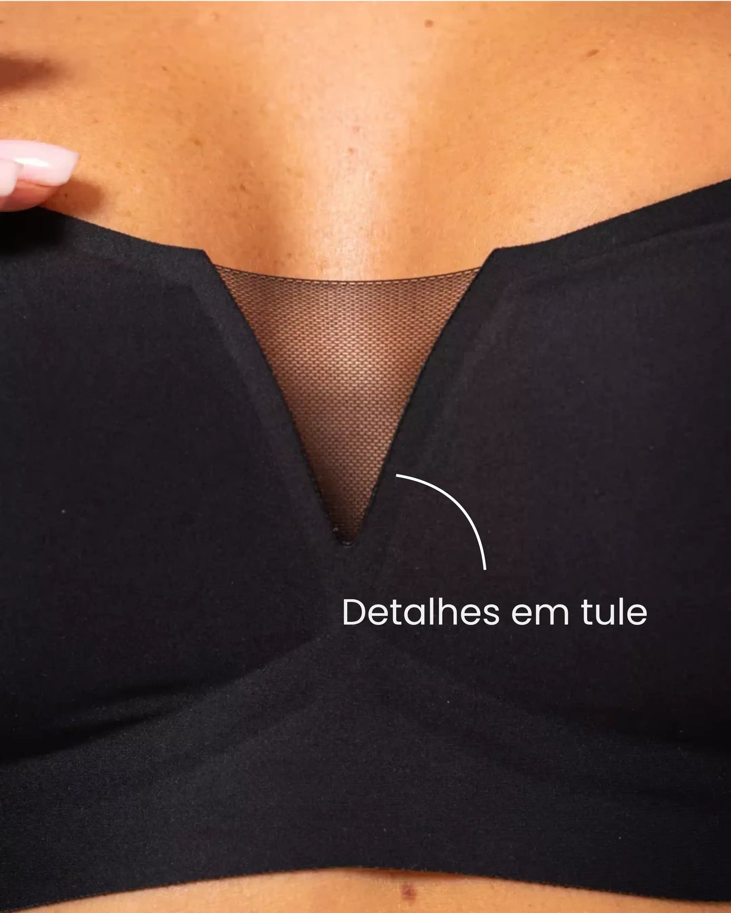 Sutiã Glamour Alça fina - Alças Finas e Aveludadas