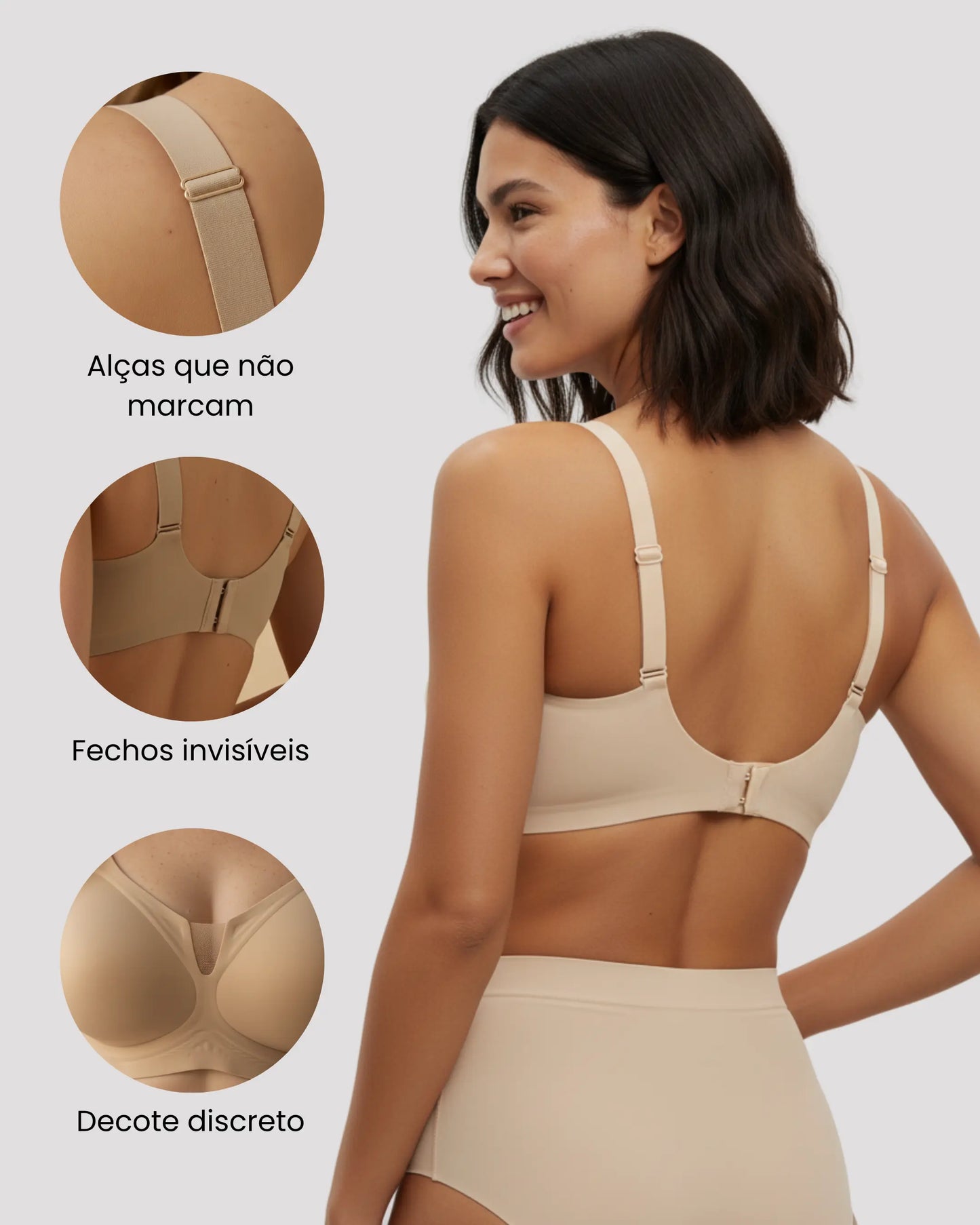 Sutiã Glamour Alça fina - Alças Finas e Aveludadas