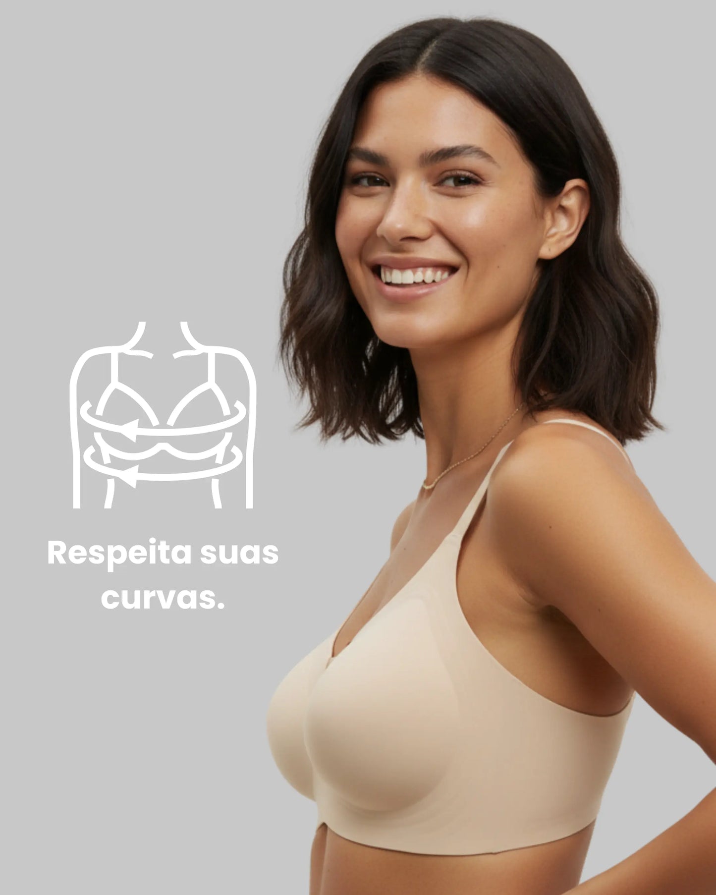 Sutiã Glamour Alça fina - Alças Finas e Aveludadas