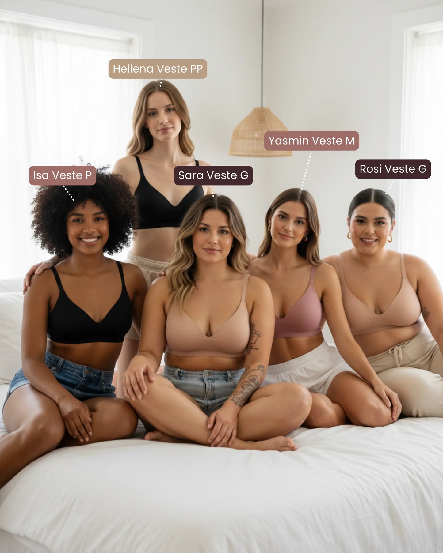 Sujetador Premium Comfort con tirantes finos: ligereza con tirantes finos y aterciopelados