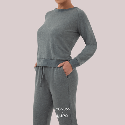 Pijama Moletinho Raglan - Cygnuss x Lupo