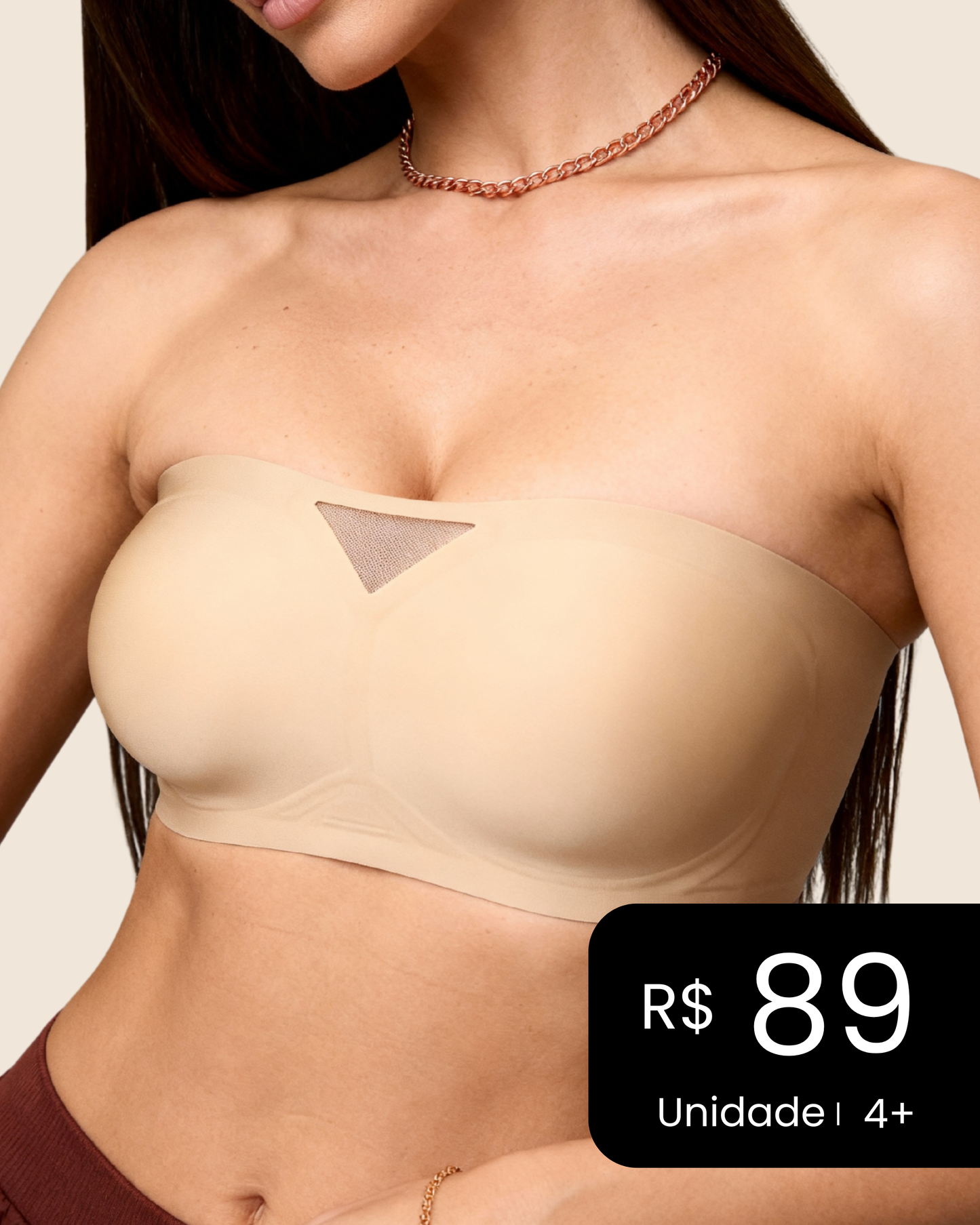 Oferta Black Sutiã Tomara que Caia Sensação