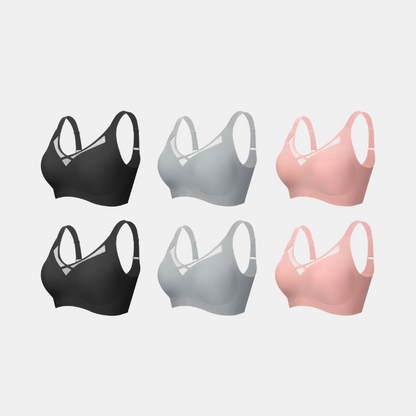 Kit com 6 unidades Sutiã Dreams Reforçado - Suporte com Conforto