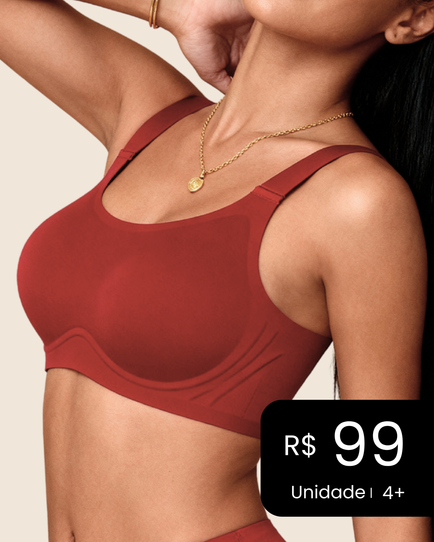 Oferta Black Sutiã Conforto Premium Plus Size