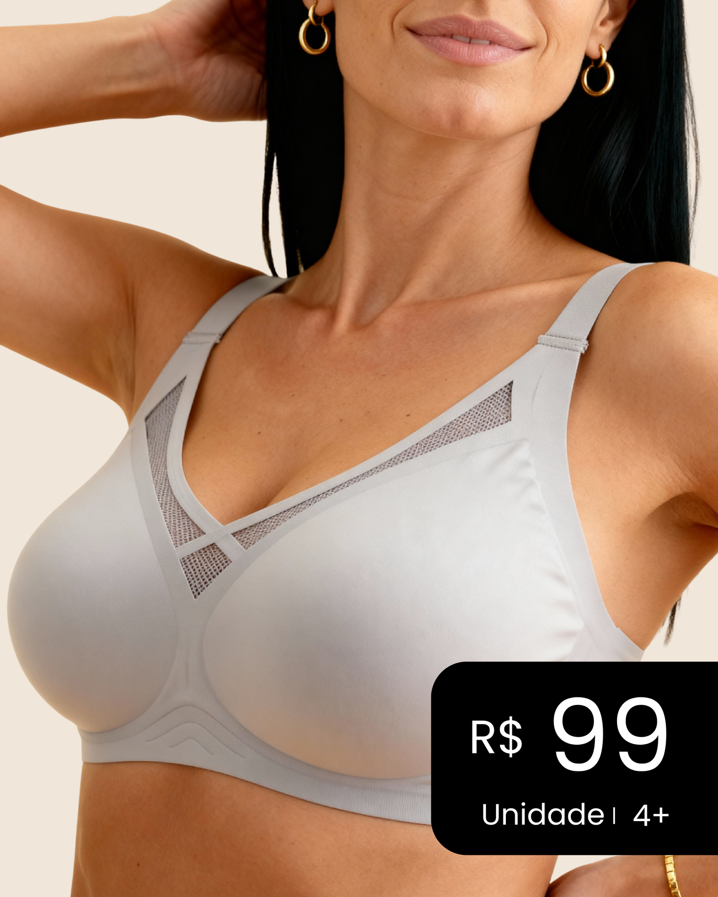 Oferta Black Sutiã Dreams Reforçado