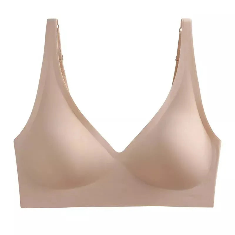 sutiã fit frontal bege