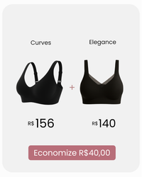 Kit Curves Plus Size + Elegance Plus Size com Desconto