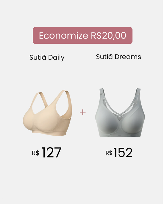 Kit Daily Original + Dreams Reforçado - Conforto e Suporte