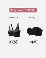 Kit Glamour + Sensação Tomara que Caia com Desconto