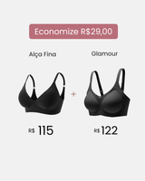 Kit Premium Alça Fina + Glamour com Desconto