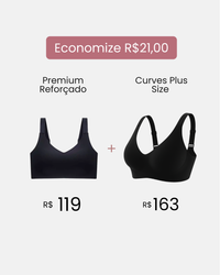 Kit Curves Plus Size + Elegance Plus Size com Desconto