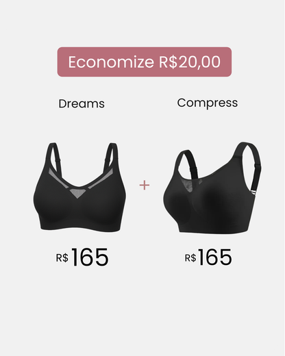 Kit Dreams Reforçado + Compress Diário com Desconto