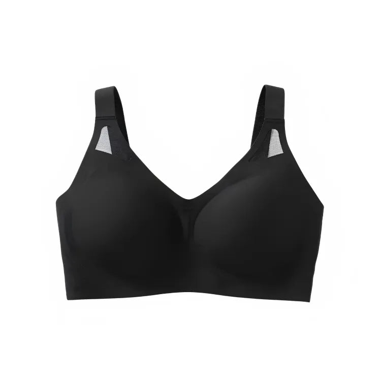 Sutiã Academy: Conforto e Estilo em um Só Sutiã. Desfrute do tecido leve, macio e respirável que não deixa marcas na roupa. Alças largas e ajustáveis oferecem sustentação sem pressão nos ombros. Decote em "U" e design fechado nas costas, sem fecho. Bojos removíveis e abas laterais largas para uma silhueta suave. A tecnologia Cygel, com silicone interno, modela os seios para um visual impecável