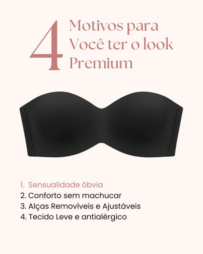 Sujetador sin tirantes - con tirantes removibles 