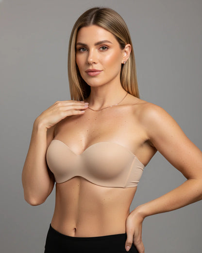 Sujetador sin tirantes - con tirantes removibles 