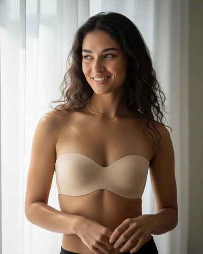 Sujetador sin tirantes - con tirantes removibles 