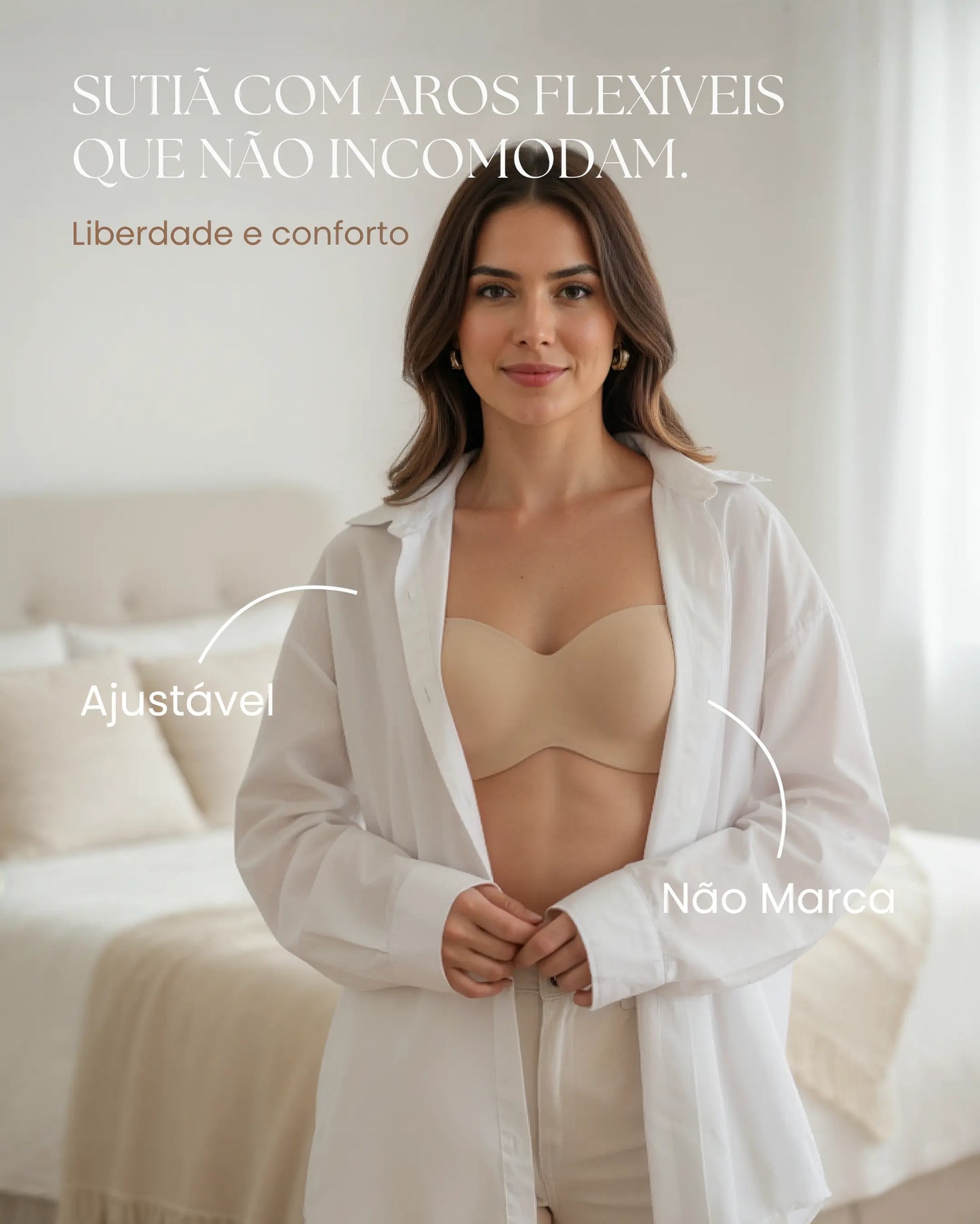 Sutiã Look Tomara que Caia - com Alças Removiveis