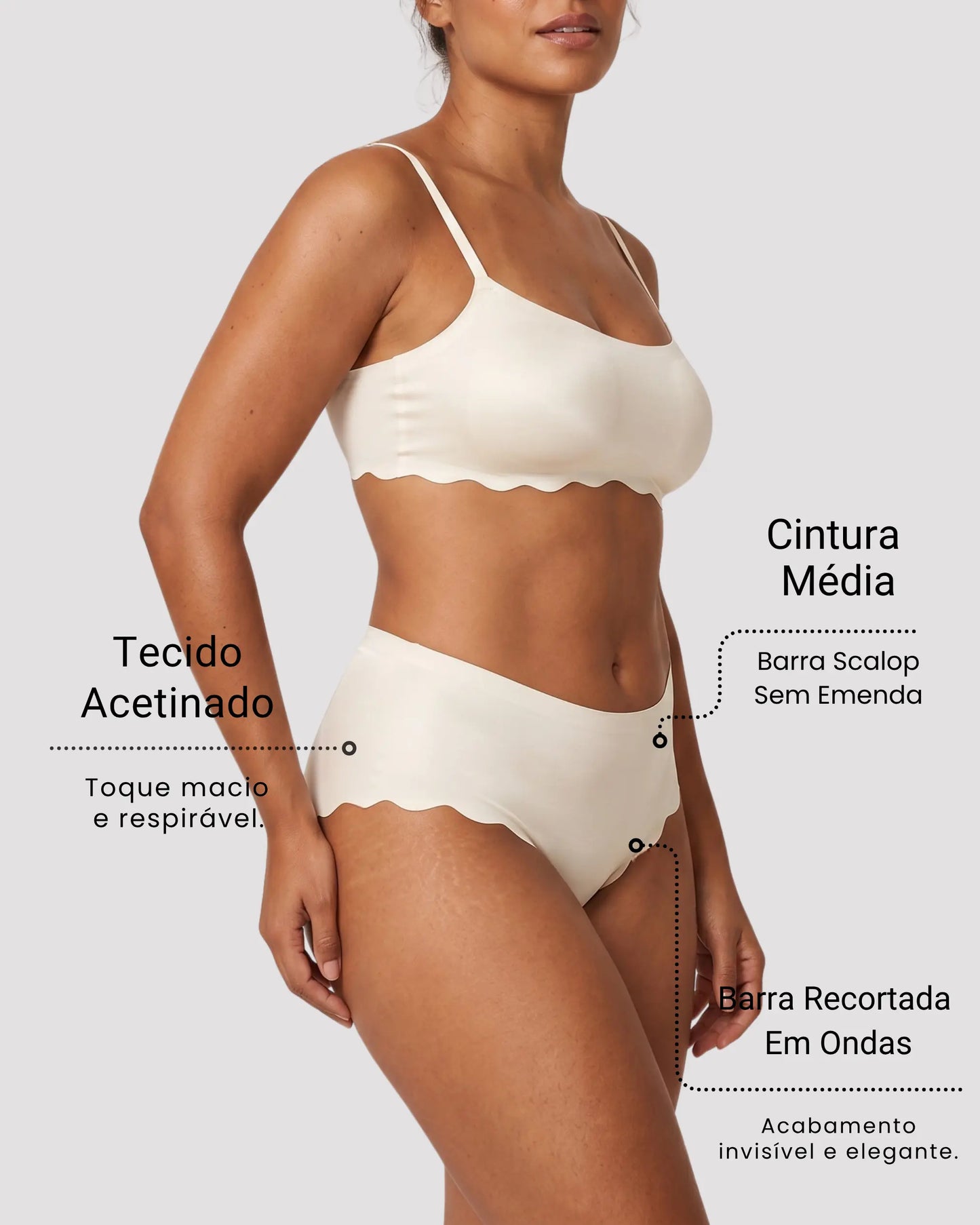 Calcinha Bubbles - Conforto Sem Costuras