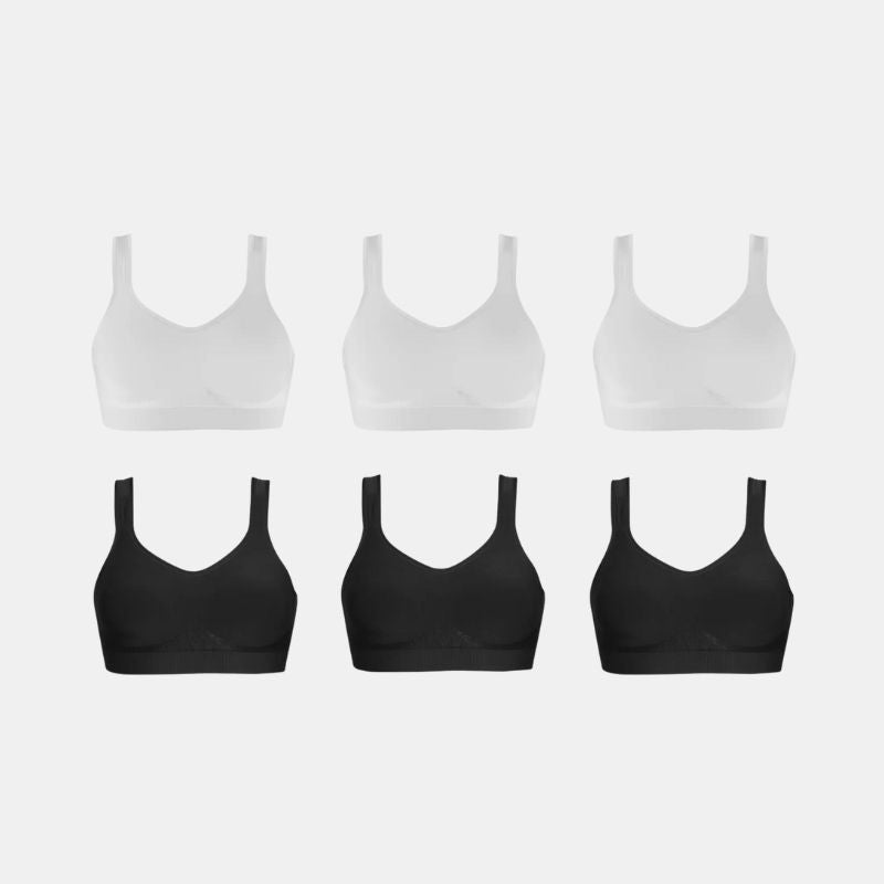 Kit com 6 unidades Sutiã Daily Original - Conforto Diário