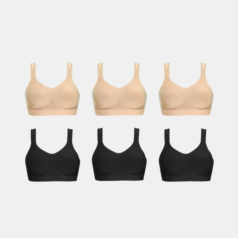 Kit com 6 unidades Sutiã Daily Original - Conforto Diário