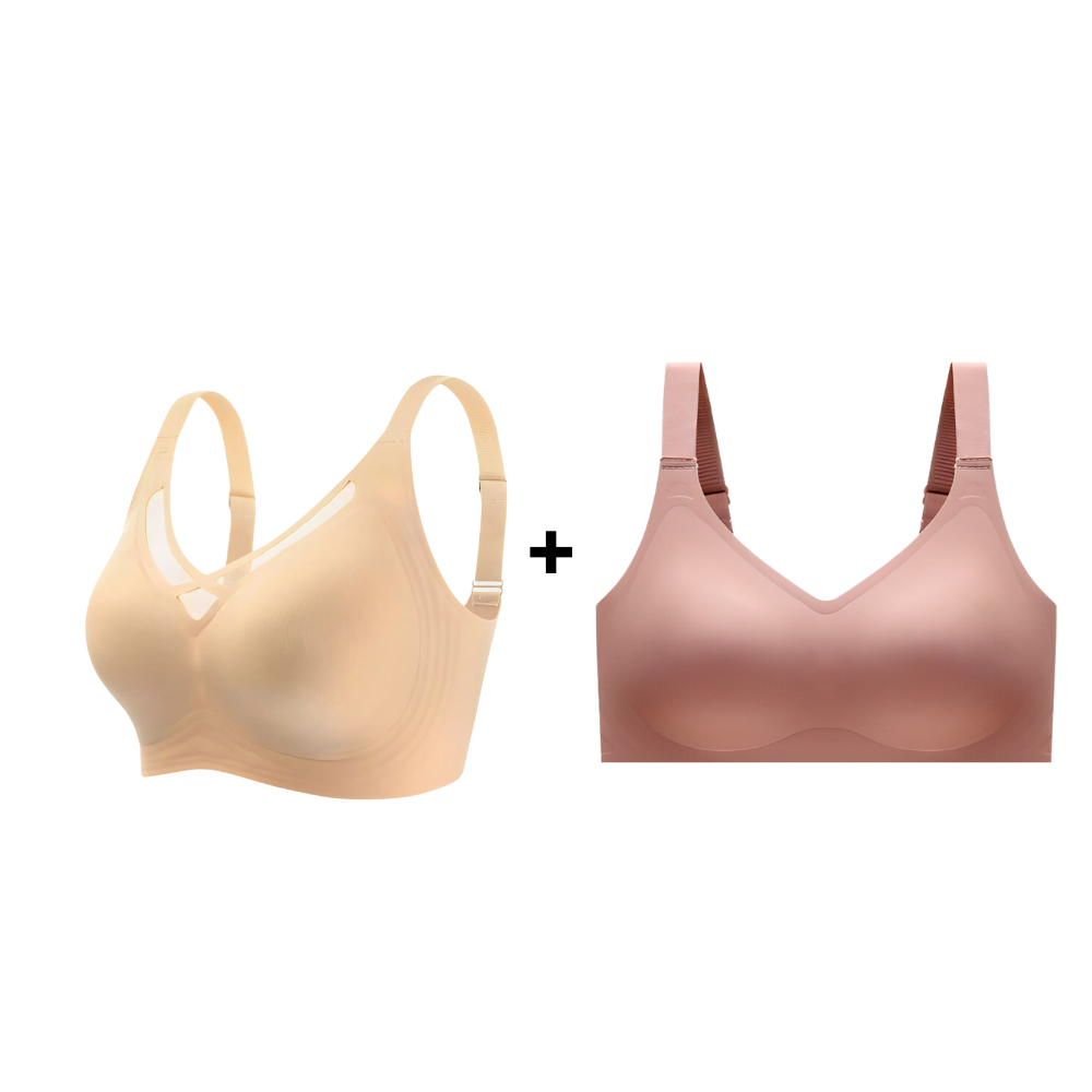 Kit com sutiãs bege e rosa Cygnuss, pensado para oferecer conforto absoluto com toque premium e modelagem anatômica. Ideal para o dia a dia, com suporte perfeito e sem marcas. Aproveite essa opção de kit com excelente custo-benefício e estilo elegante.