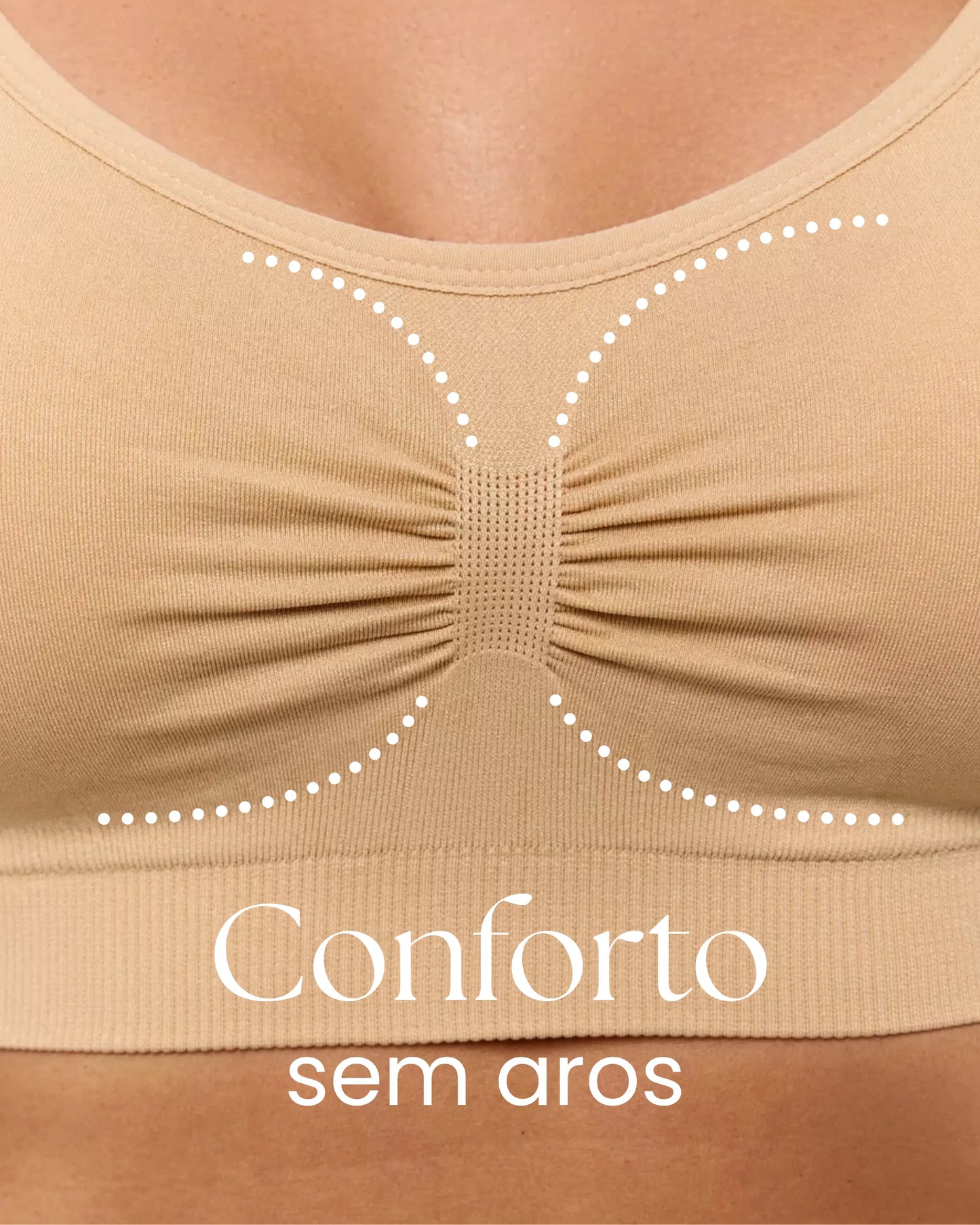 Sutiã Liberty - Amamentação Livre com Bojo Removível