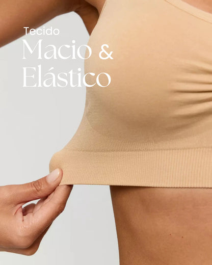 Sutiã Liberty - Amamentação Livre com Bojo Removível