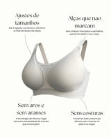Sutiã Charmy Plus Size - Sustentação sem Aros