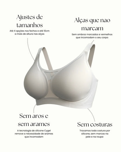 Oferta Black Sutiã Charmy Plus Size