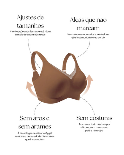 Sutiã Elegance Plus Size - Sofisticação sem Aros