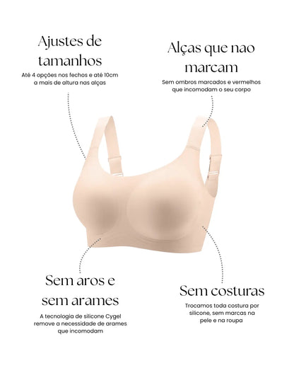 Sujetador Premium Comfort de talla grande: comodidad amplia y pura 