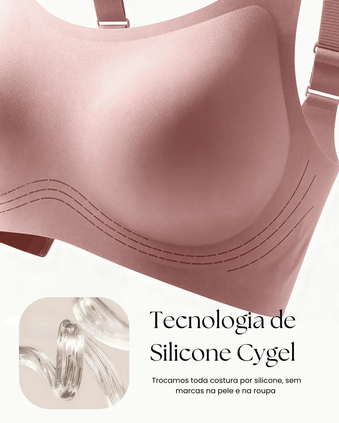 Sujetador Premium Comfort de talla grande: comodidad amplia y pura 