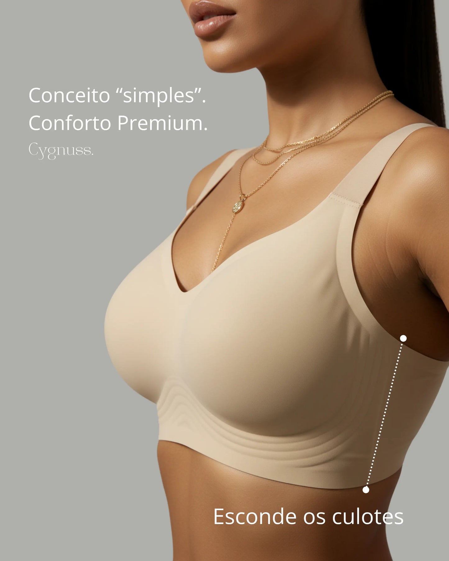 Sutiã Premium Reforçado de Alta Sustentação e Conforto