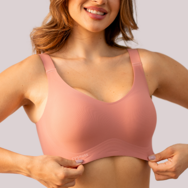 Sutia rosa com design premium e tecido ultraconfortável. Modela com leveza, não marca sob a roupa e oferece liberdade total para o dia a dia. Aproveite essa promocao exclusiva para se sentir ainda mais confiante e elegante!