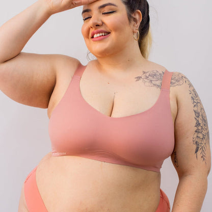 Sutia rosa Cygnuss plus size com toque macio e conforto absoluto. Kit promocional premium, garante sustentacao sem apertar e liberdade no dia a dia.
