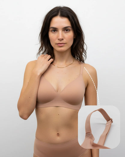 Sujetador Premium Comfort con tirantes finos: ligereza con tirantes finos y aterciopelados 